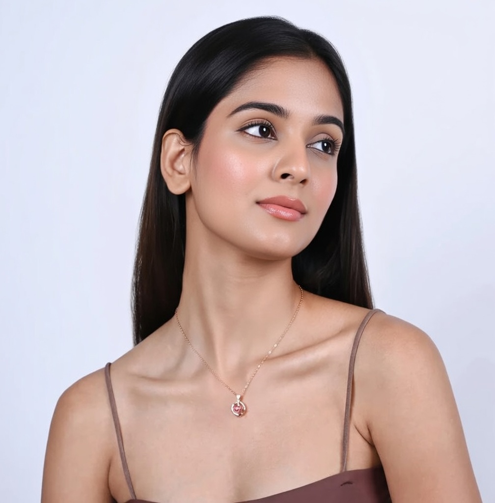 Celeste Love Circle Necklace