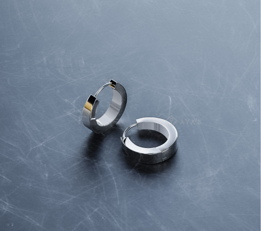 Urban Gleam Hoop Earrings