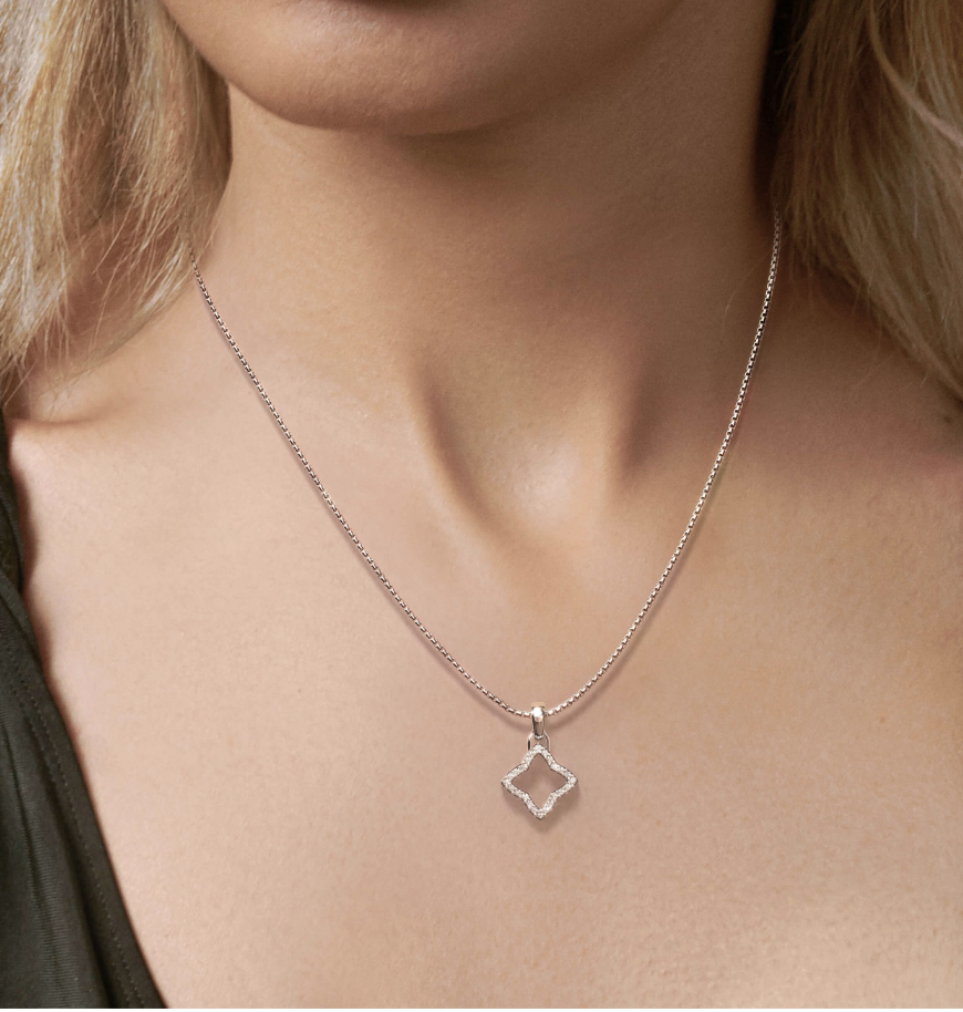 Twinkle Star Silver Necklace