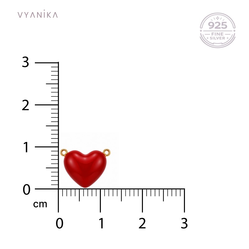 Vyanika Scarlet Heart Pendant