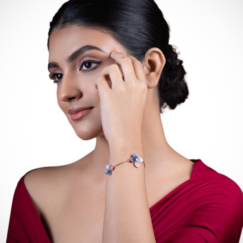 Vyanika Blue Blossom Bracelet