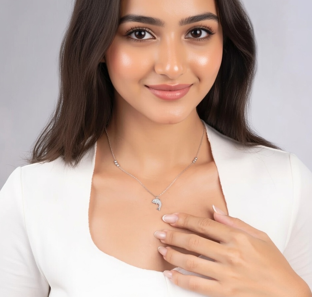 Ocean Grace Dolphin Pendant