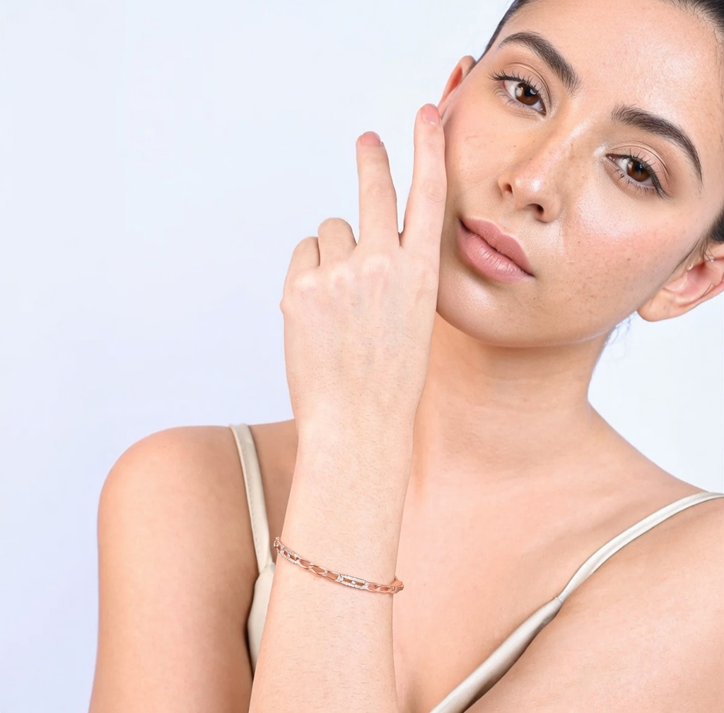 Iconic Rosé Chain Bracelet