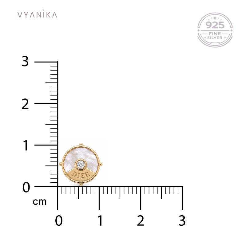 Vyanika Luna Halo Mother of Pearl Pendant