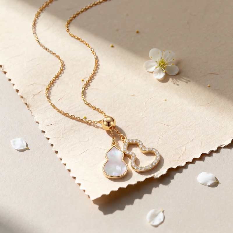 Vyanika Dual Heart Pearl Drop Pendant