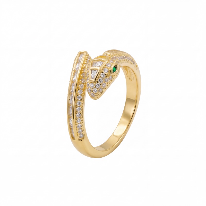 Vyanika Serpent Luxe Wrap Ring