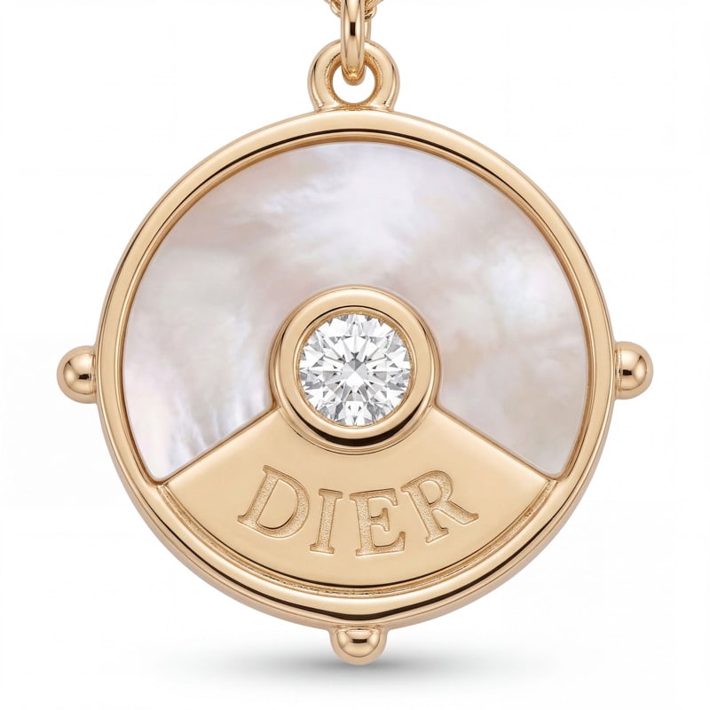 Vyanika Luna Halo Mother of Pearl Pendant