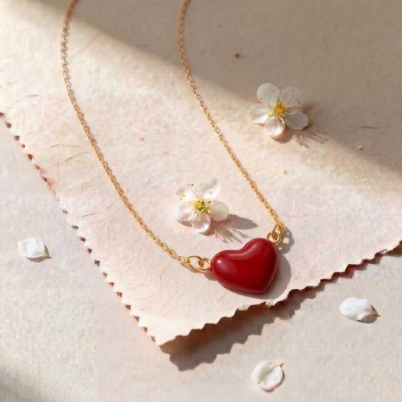 vyanika-red-heart-pendant-necklace-laying