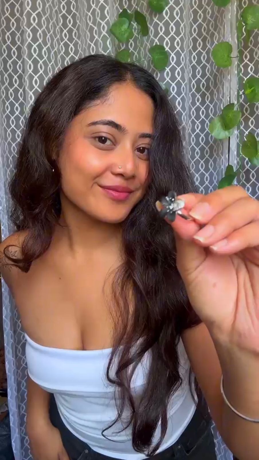 Vyanika Midnight Bloom Statement Ring
